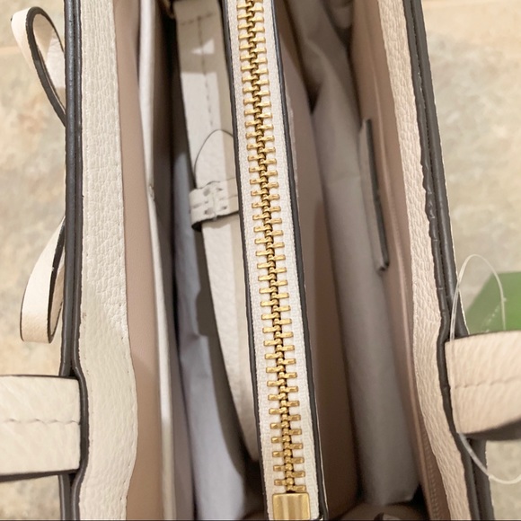 KATE SPADE HAYES SATCHEL SMALL BEE EMBELLISHED BAG - Picture 6 of 8